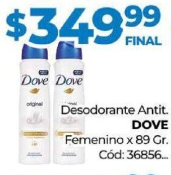 Diarco Desodorante Antit. Dove oferta