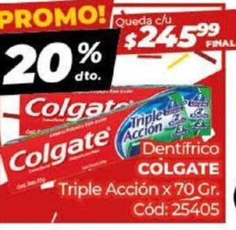 Diarco Dentifrico Colgate Triple Acción oferta