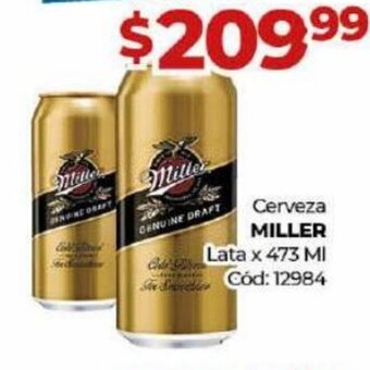 Diarco Cerveza Miller oferta