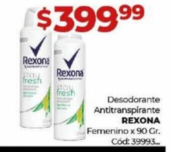 Diarco Desodorante Antitranspirante Rexona oferta