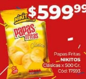 Diarco Papas Fritas Nikitos oferta