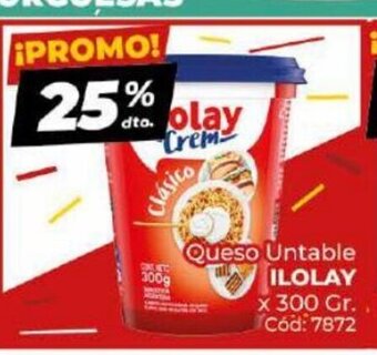 Diarco Queso Untable Ilolay oferta