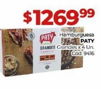 Diarco Hamburguesa Paty oferta