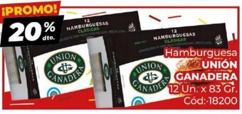 Diarco Hamburguesa Unión Ganadera oferta