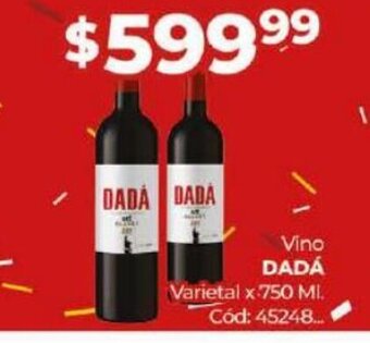 Diarco Vino Dadá oferta