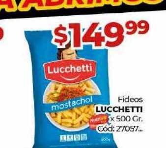 Diarco Fideos lucchetti oferta