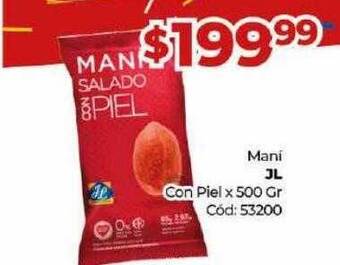 Diarco Maní jl con piel oferta