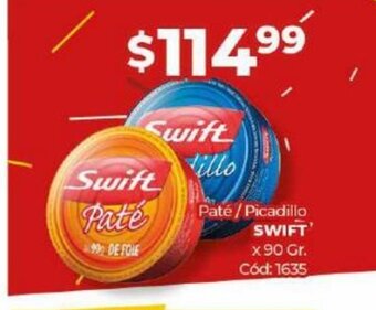 Diarco Paté / Picadillo Swift oferta