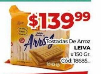 Diarco Tostadas De Arroz Leiva oferta