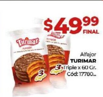 Diarco Alfajor Turimar oferta
