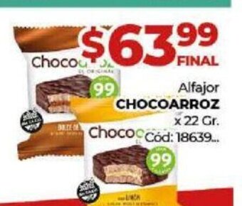 Diarco Alfajor Chocoarroz oferta