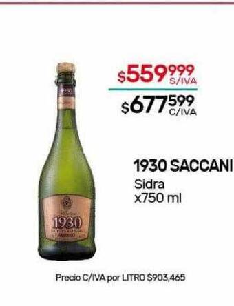 Nini Mayorista 1930 saccani sidra oferta