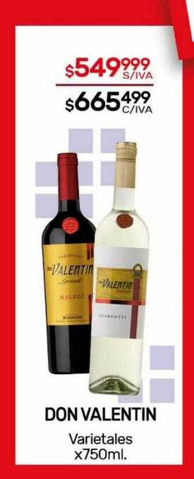 Nini Mayorista Don valentin varietales oferta
