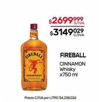 Nini Mayorista Fireball cinnamon whisky oferta