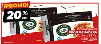 Diarco Hamburguesa Unión Ganadera oferta