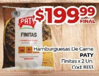 Diarco Hamburguesas de Carne Paty oferta