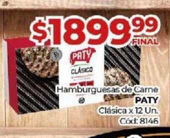 Diarco Hamburguesas de Carne Paty oferta