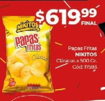 Diarco Papas Fritas Nikitos oferta
