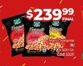 Diarco Maní Crocante JL oferta