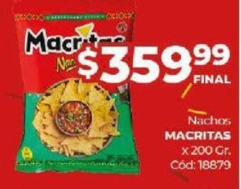Diarco Nachos Macritas oferta