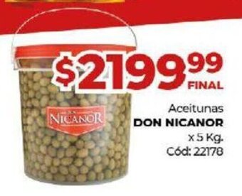 Diarco Aceitunas Don Nicanor oferta