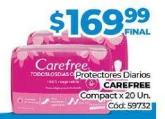 Diarco Protectores Diarios Carefree oferta