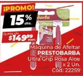 Diarco Máquina de Afeitar Prestobarba oferta