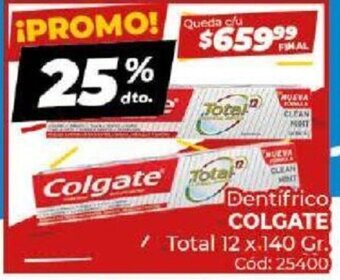 Diarco Dentifrico Colgate oferta
