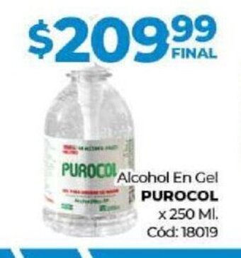 Diarco Alcohol En Gel Purocol oferta