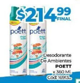 Diarco Desodorante De Ambientes Poett oferta