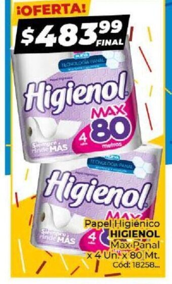 Diarco Papel Higiénico Higienol oferta