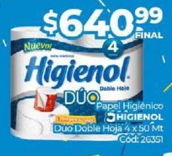 Diarco Papel Higiénico Higienol oferta