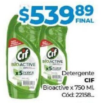 Diarco Detergente Cif oferta