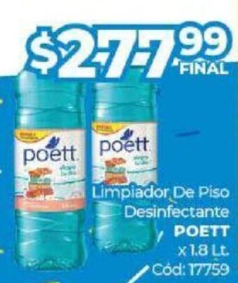 Diarco Limpiador de Piso Desinfectante Poett oferta