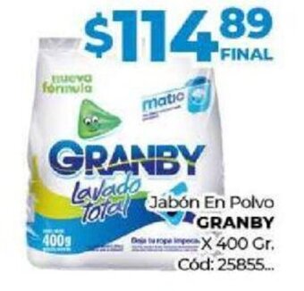 Diarco Jabón en Polvo Granby oferta