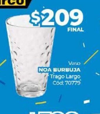 Diarco Vaso Noa Burbuja oferta