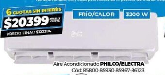 Diarco Aire Acondicionado Philco/Electra oferta