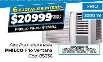 Diarco Aire Acondicionado Philco oferta