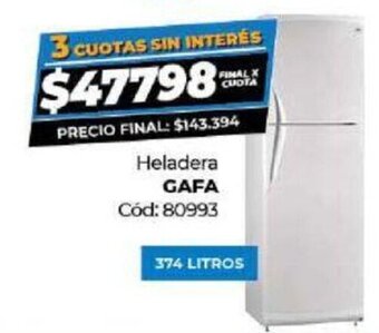 Diarco Heladera Gafa oferta