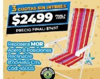 Diarco Reposera Mor oferta