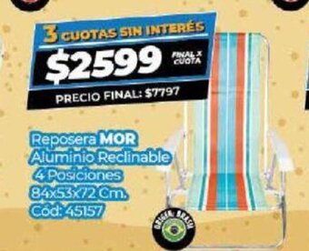 Diarco Reposera Mor oferta