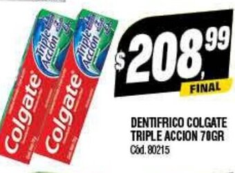 Supermercados Yaguar Dentifrico Colgate Triple Accion 70gr oferta