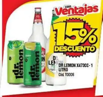 Supermercados Yaguar Dr. Lemon x 473cc - 1litro oferta