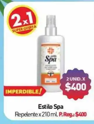 Anika Shop Estilo spa repelente oferta