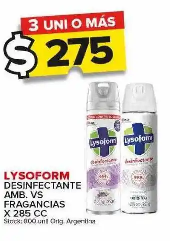 Carrefour Maxi Lysoform desinfectante amb vs fragancias oferta