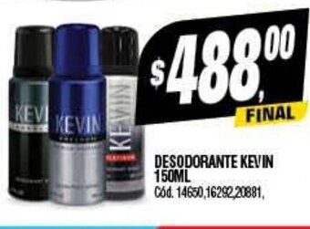 Supermercados Yaguar Desodorante Kevin 150ml oferta