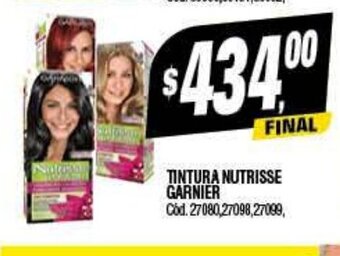 Supermercados Yaguar Tintura Nutrisse Garnier oferta