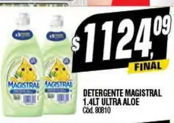 Supermercados Yaguar Detergente Magistral 1.4lt Ultra Aloe oferta