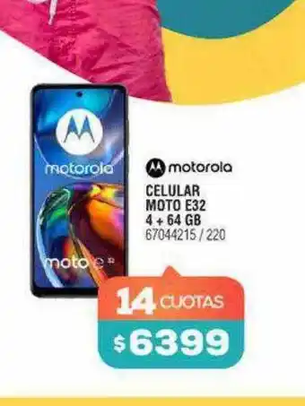 Bringeri Motorola celular moto e32 4 + 64 gb oferta