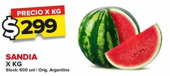 Carrefour Maxi Sandia oferta